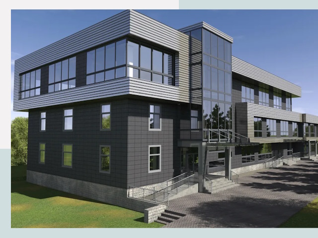 Административные здания в Дмитрах