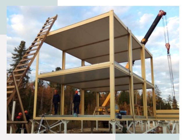 Строительство модульных здания Дмитров