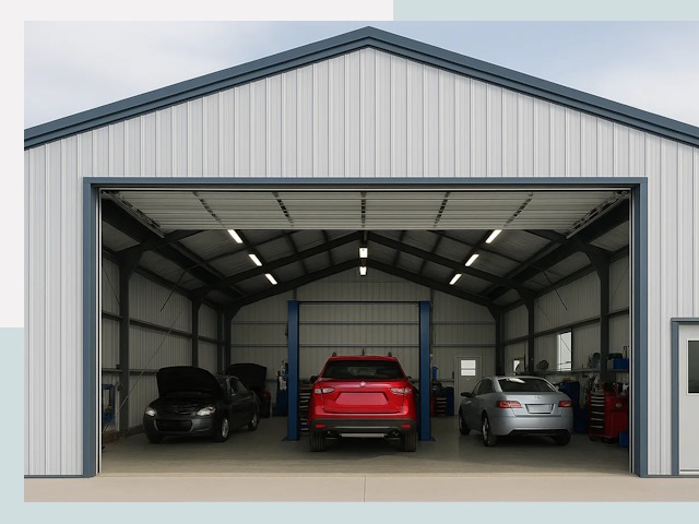 Ангары из сэндвич панелей от 643 руб. в Дмитров