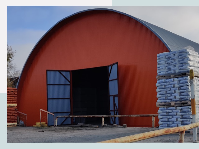 Полукруглые ангары по цене от 643 руб. в Дмитров