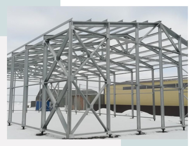 Каркасные ангары в Дмитрах