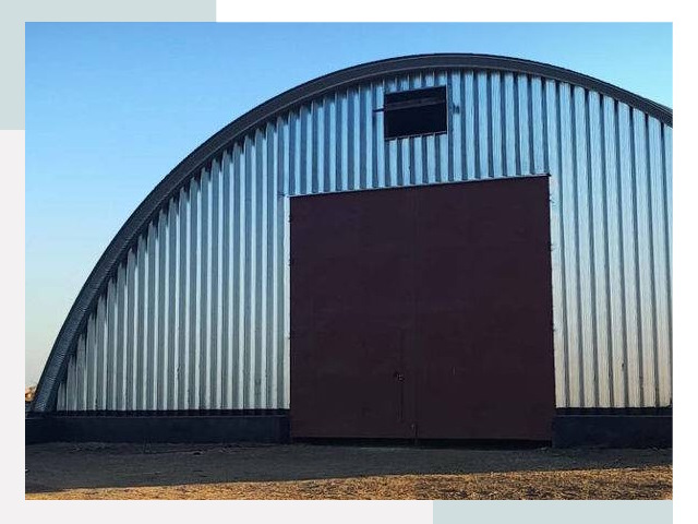 Бескаркасные ангары в Дмитрах