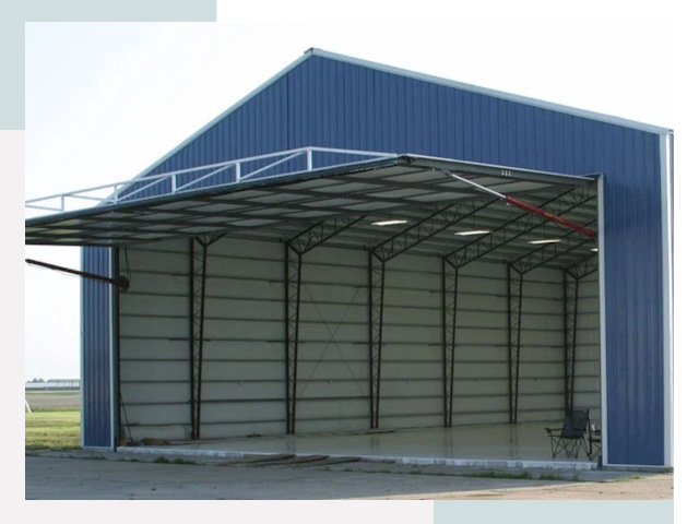 Прямо стенные ангары в Дмитрах