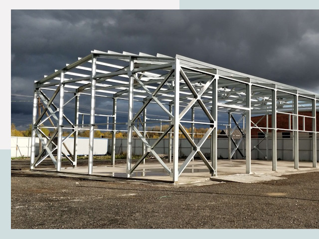 Двускатные ангары в Дмитров от 643 руб. за квадрат