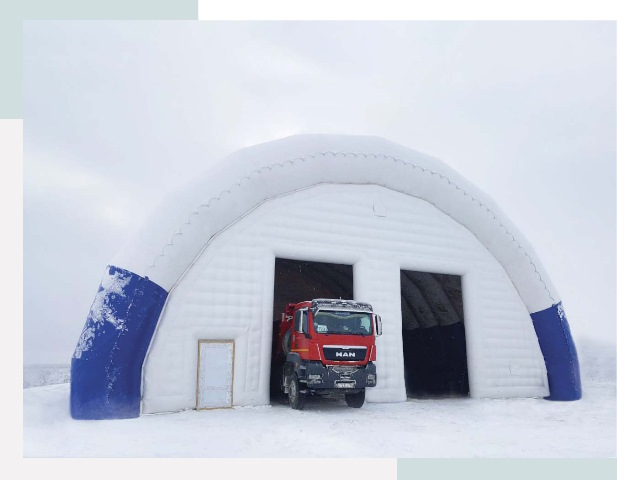 Мобильные ангары в Дмитрах