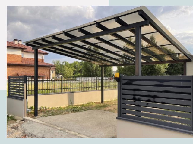 Металлические навесы в Дмитров от 643 руб. за м²