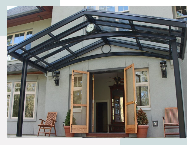 Козырьки металлические в Дмитрах