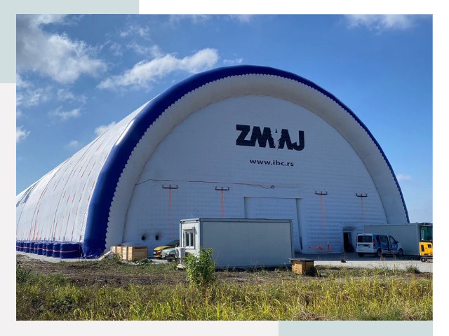 Брендирование ангаров в Дмитрах