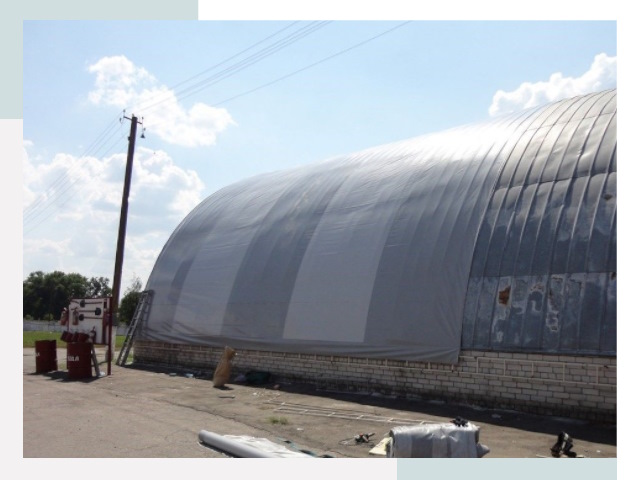 Ремонт ангаров в Дмитрах