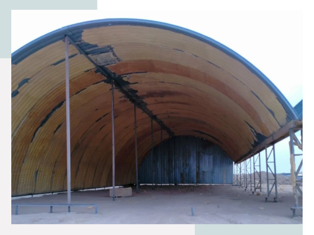 Реконструкция ангаров в Дмитрах